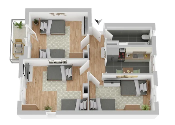 Cosyhomes24 - Centrally With Balcony - Ha02 Apartment *